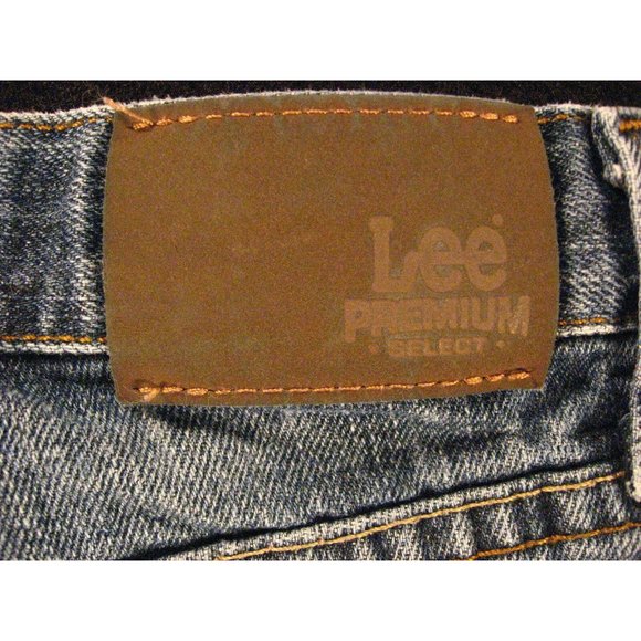 Lee PREMIUM SELECT Juniors JEANS SHORTS 12R CUTOFF Womans Daisy Dukes Blue - Picture 8 of 8